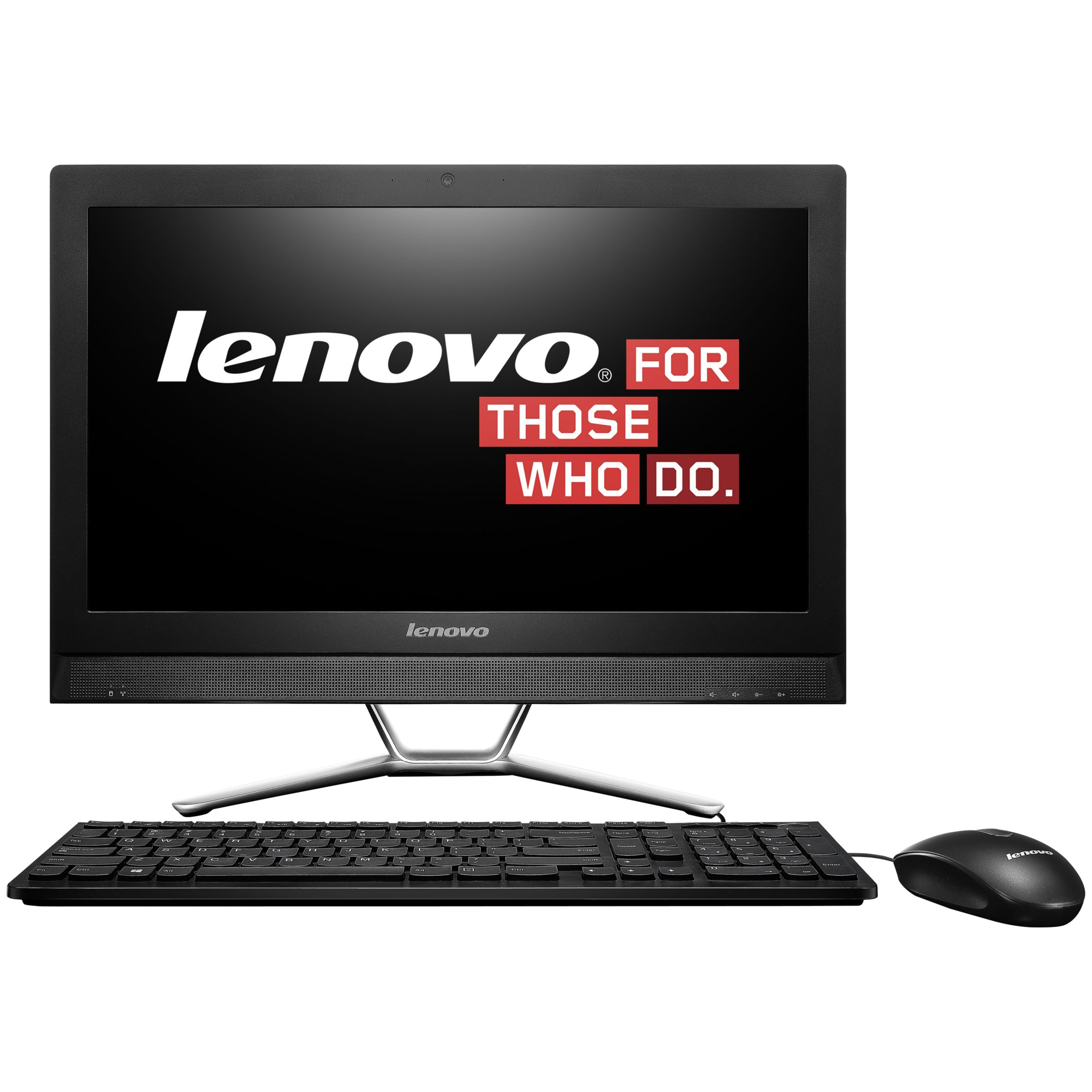 Lenovo C470 All-in-One Desktop PC, Intel Core i3, 8GB RAM, 1TB, 215", Black