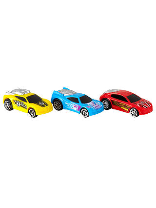 John Lewis & Partners Friction Cars, Pack of 3