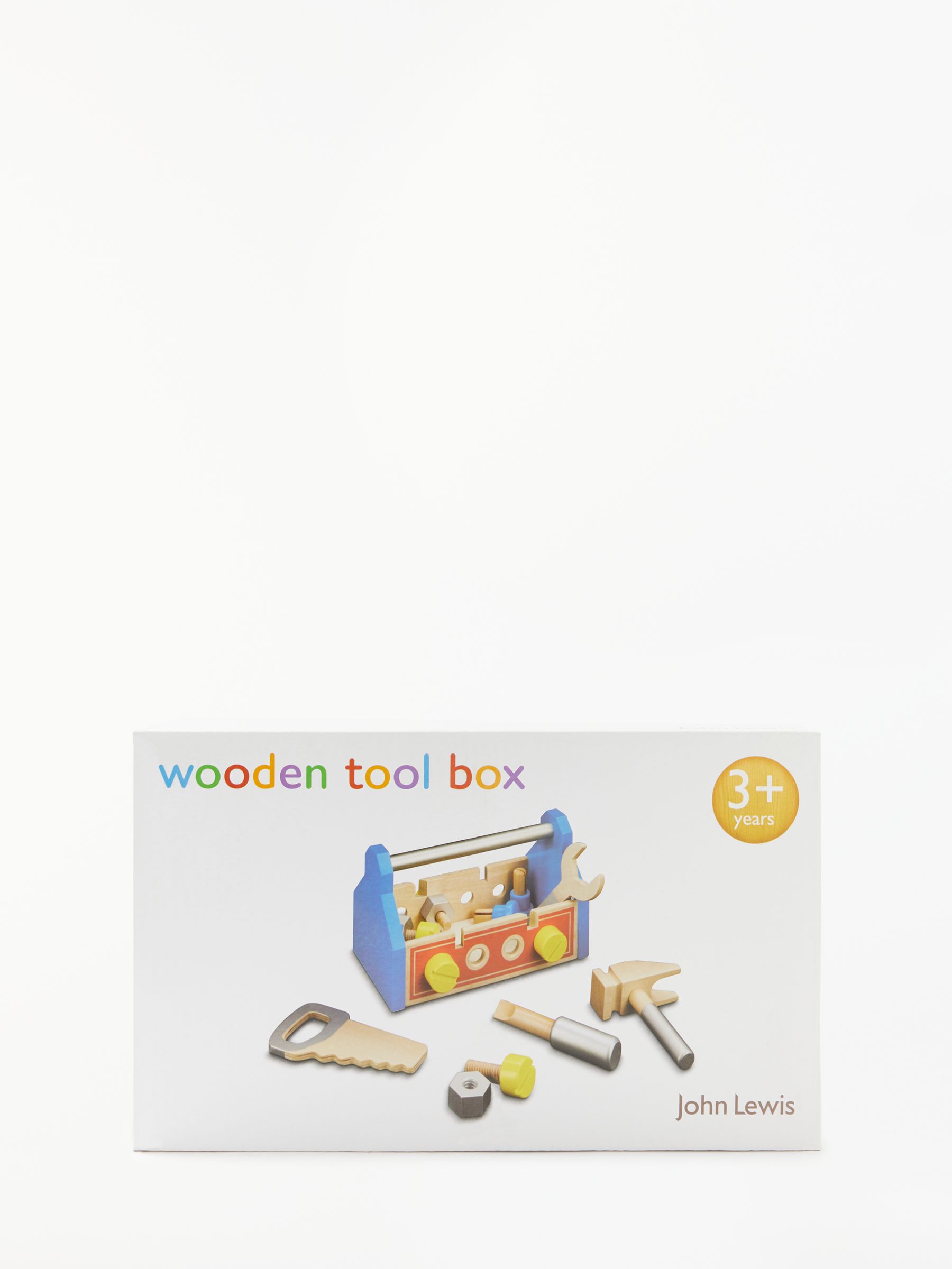 John Lewis & Partners Wooden Toolbox Set