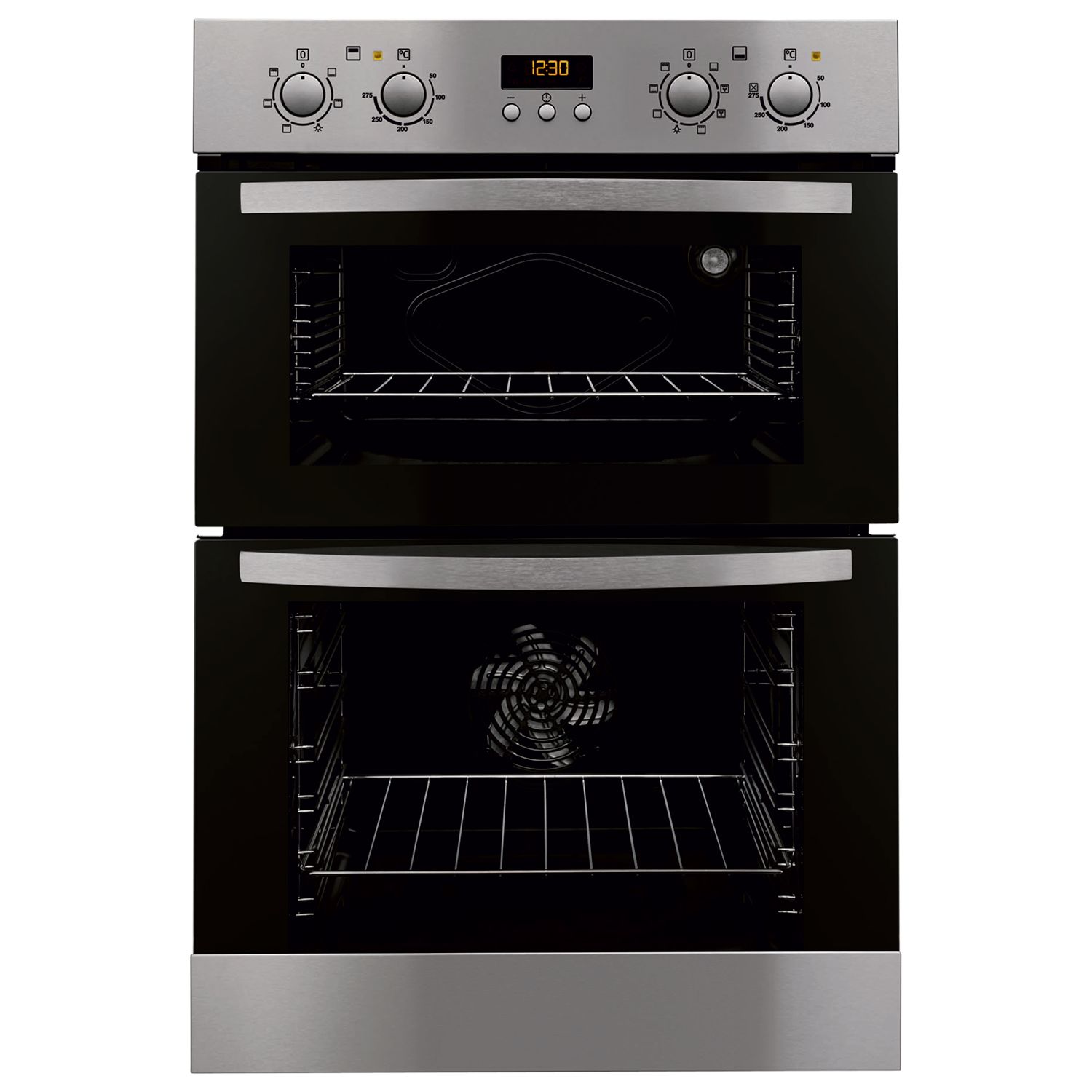 Zanussi ZOD35712XK Built-In Double Electric Oven, Stainless Steel