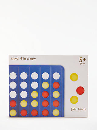 John Lewis & Partners Four In A Row Travel Game