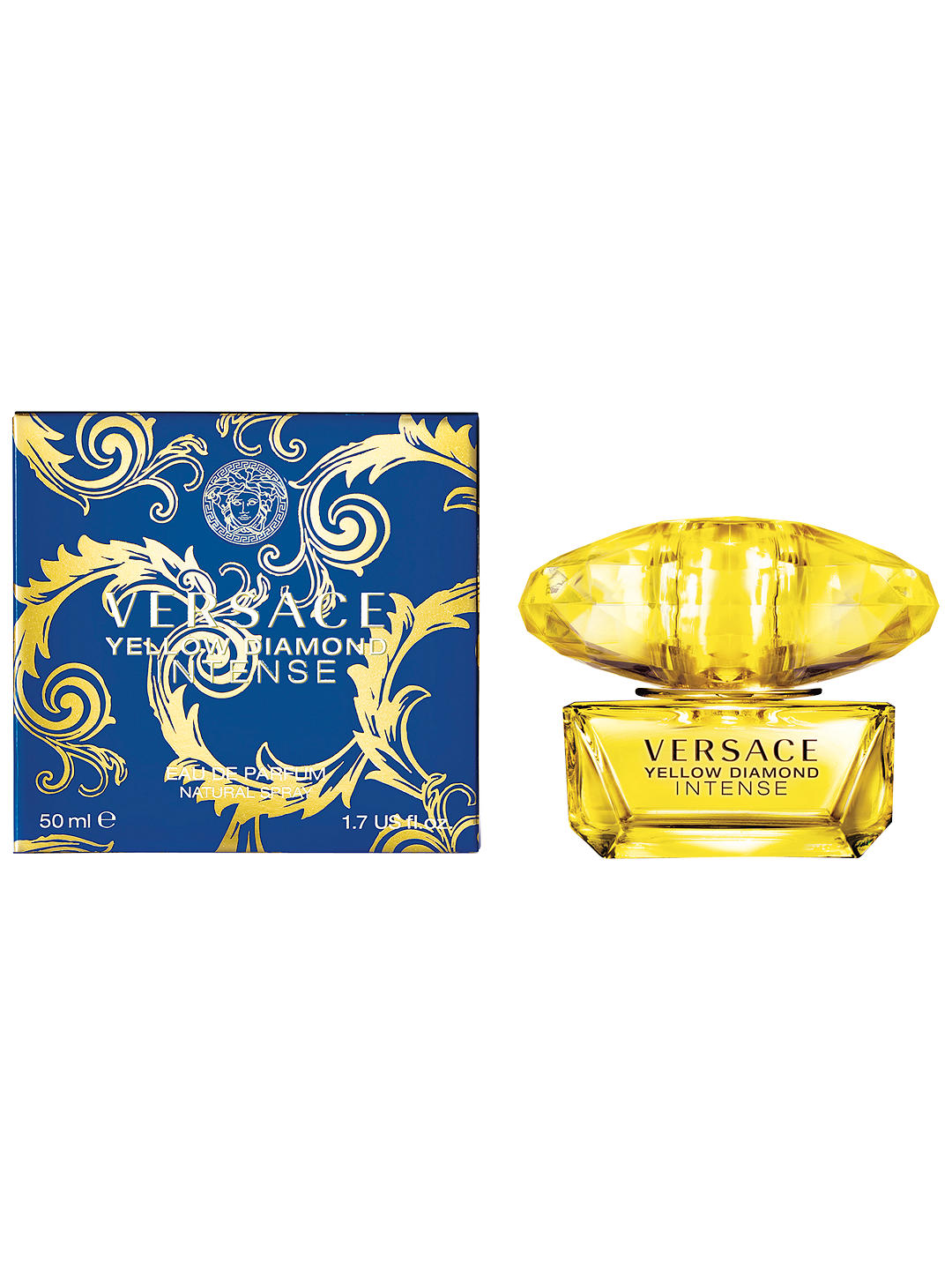 Kan ikke lide Deltage kandidatgrad Versace Yellow Diamond Intense Eau de Parfum, 50ml at John Lewis & Partners