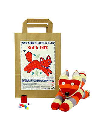 Sock Creatures Sock Fox Craft Kit