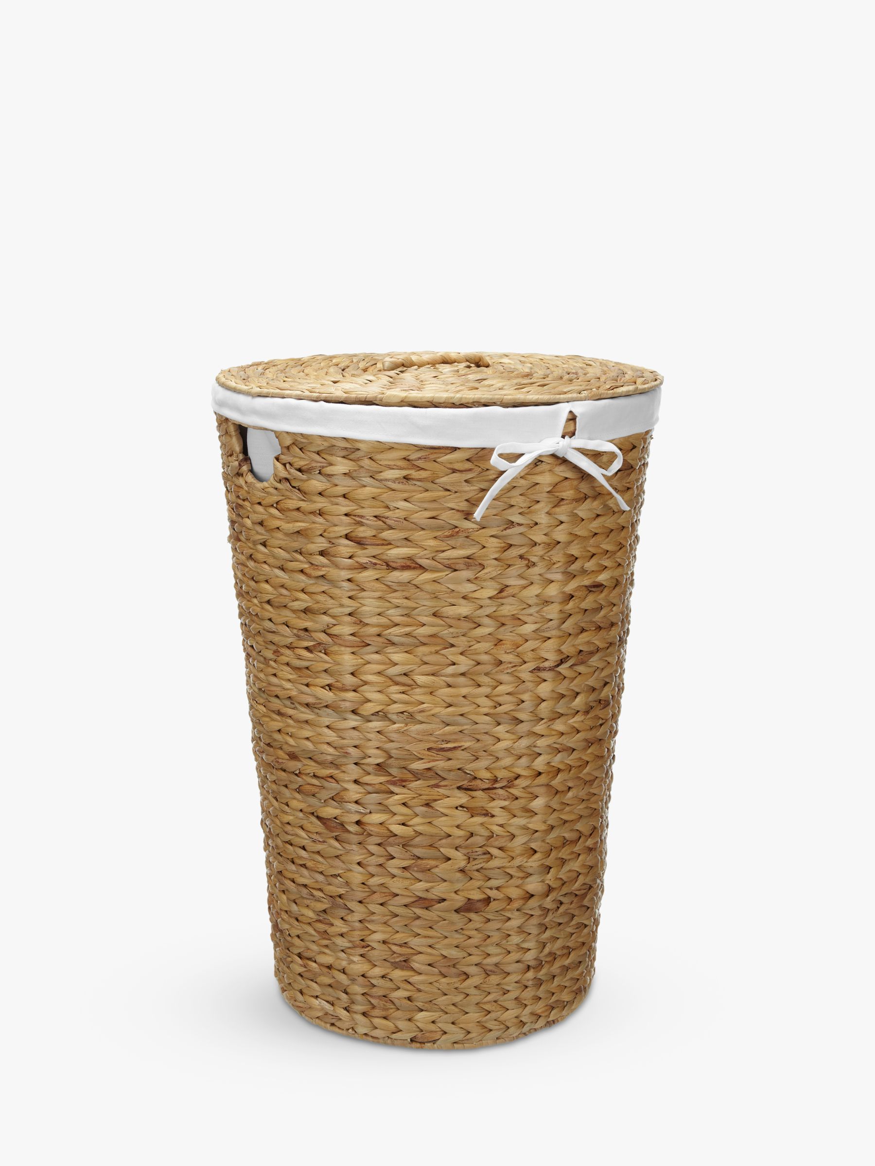 John Lewis & Partners Water Hyacinth Laundry Basket