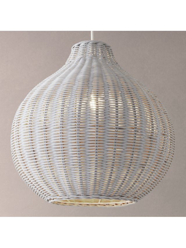 John lewis rattan deals lampshade