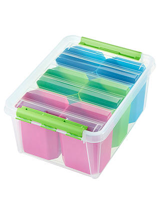 SmartStore by Orthex Box 15 with Assorted Colour Inserts (14L)