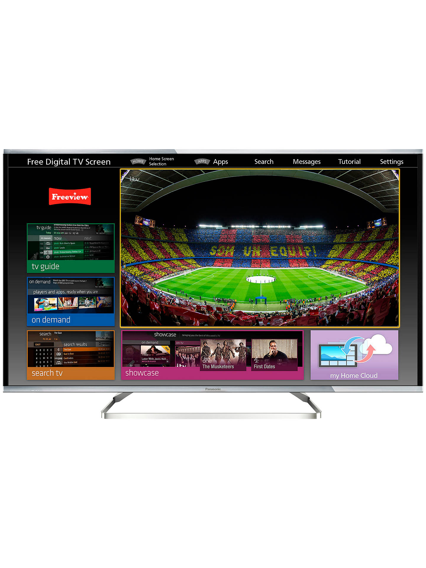 Panasonic 55AX630B LED 4K Ultra HD 3D Smart TV, 55