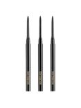 Hourglass Mechanical Gel Liner 1.5mm, Obsidian Black, Pack of 3