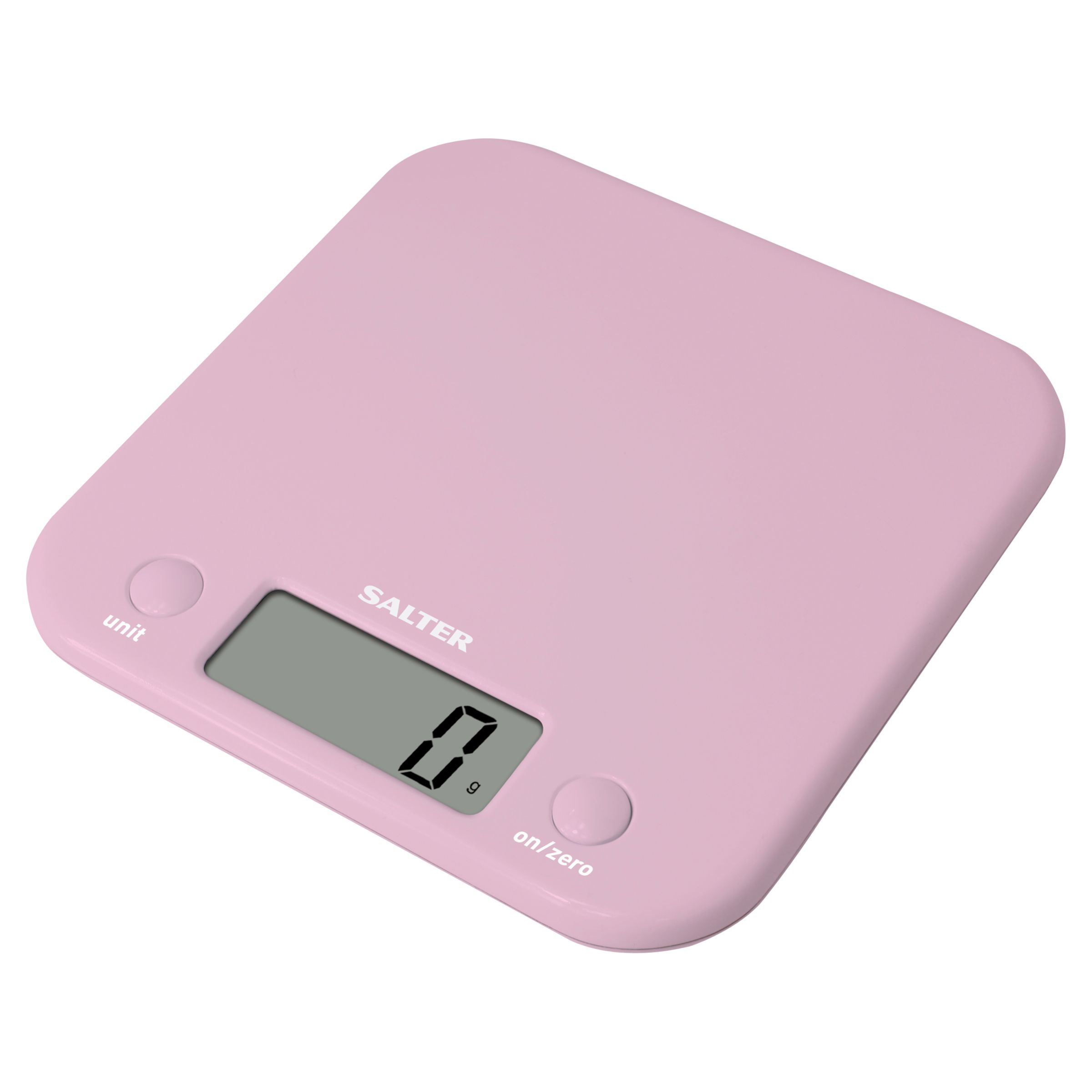 Salter Pastel Pink Electronic Kitchen Scale