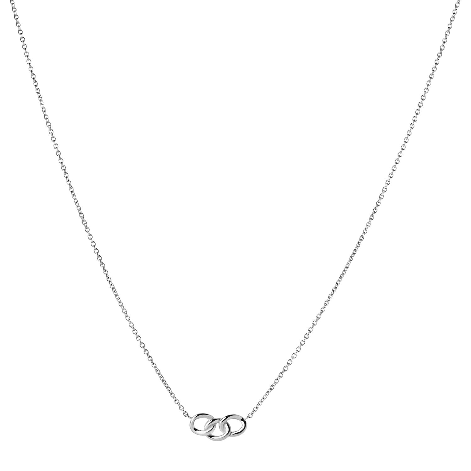 Links Of London Sterling Silver Signature Mini Necklace Silver At John Lewis Partners