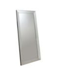 Gallery Direct Modena Rectangular Leaner Mirror, Silver, 165 x 78.5cm