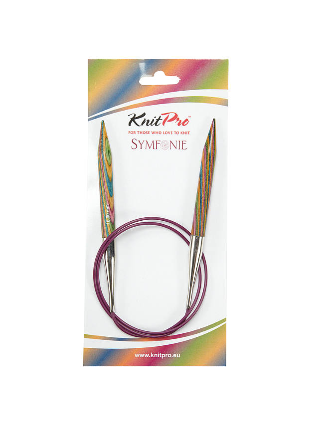 KnitPro 80cm Symfonie Fixed Circular Knitting Needles, 10mm