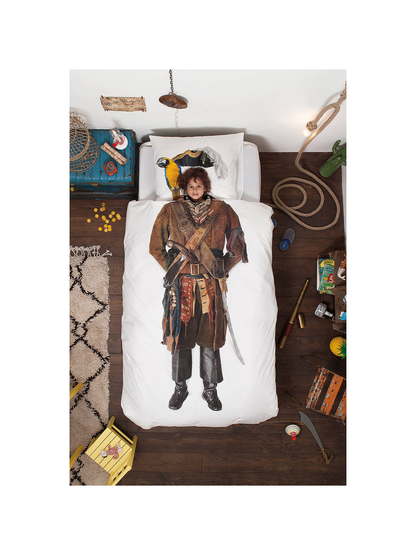 Snurk Pirate Single Duvet Cover And Pillowcase Set At John Lewis