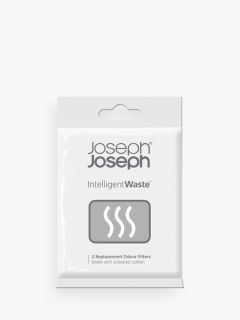Joseph Joseph Intelligent Waste Separation & Recyling Totem Bin Odour Filters, Pack of 2