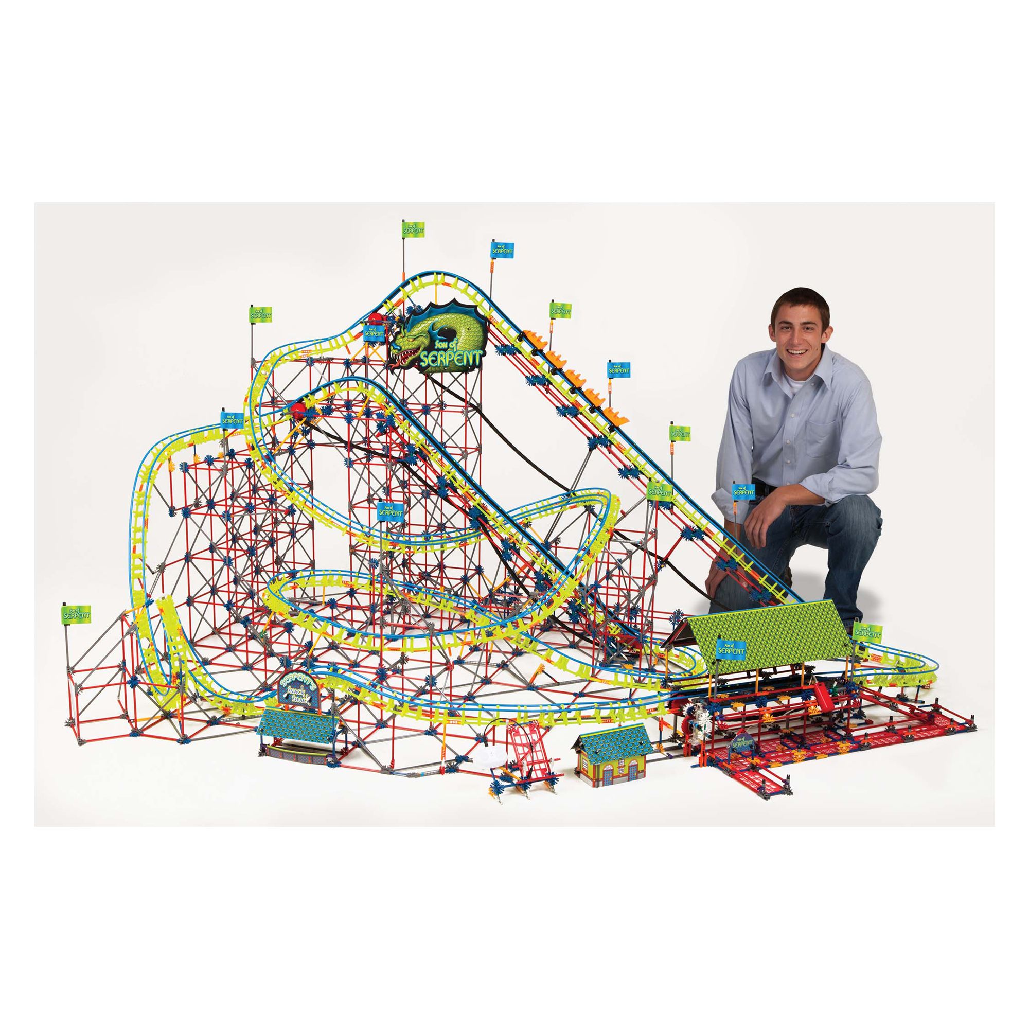 K Nex Son Of Serpent Rollercoaster