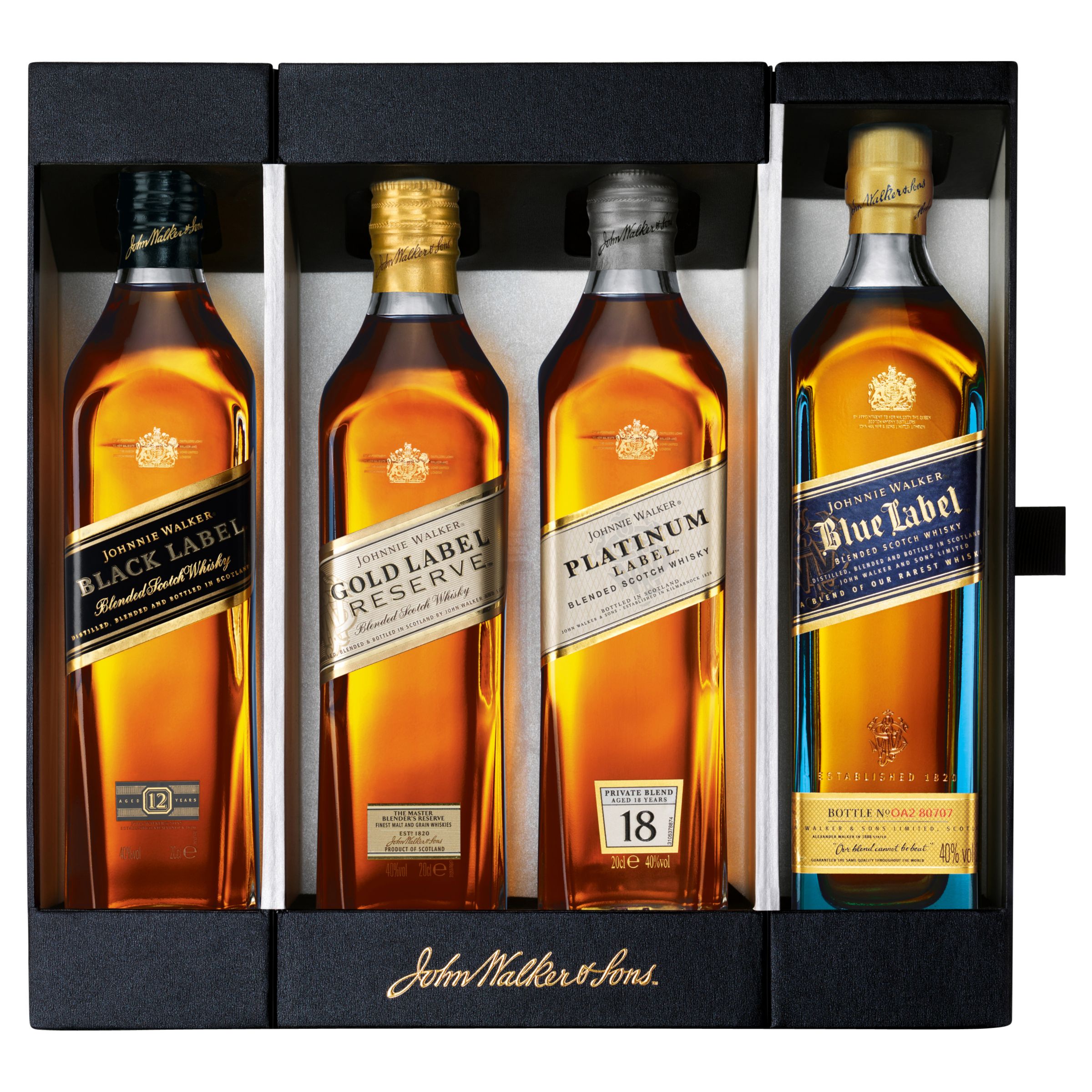 BuyJohnnie Walker Whisky Collection, 20cl Online at johnlewis.com