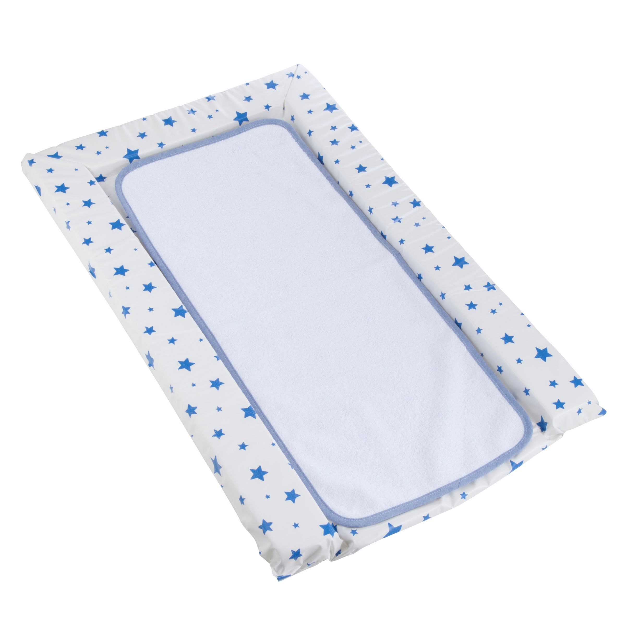 John Lewis Partners Blue Star Changing Mat Liner At John Lewis