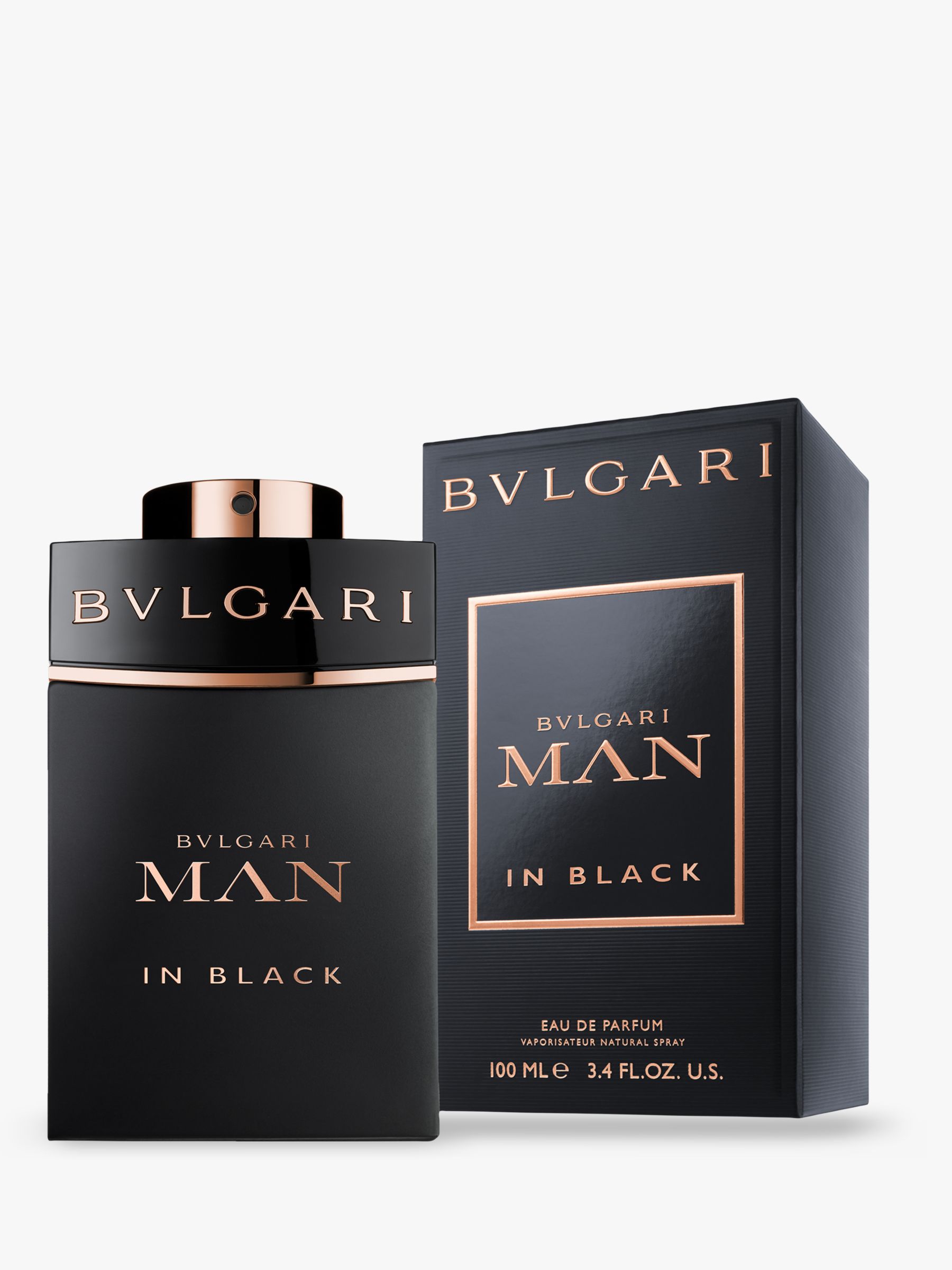 man in black aftershave