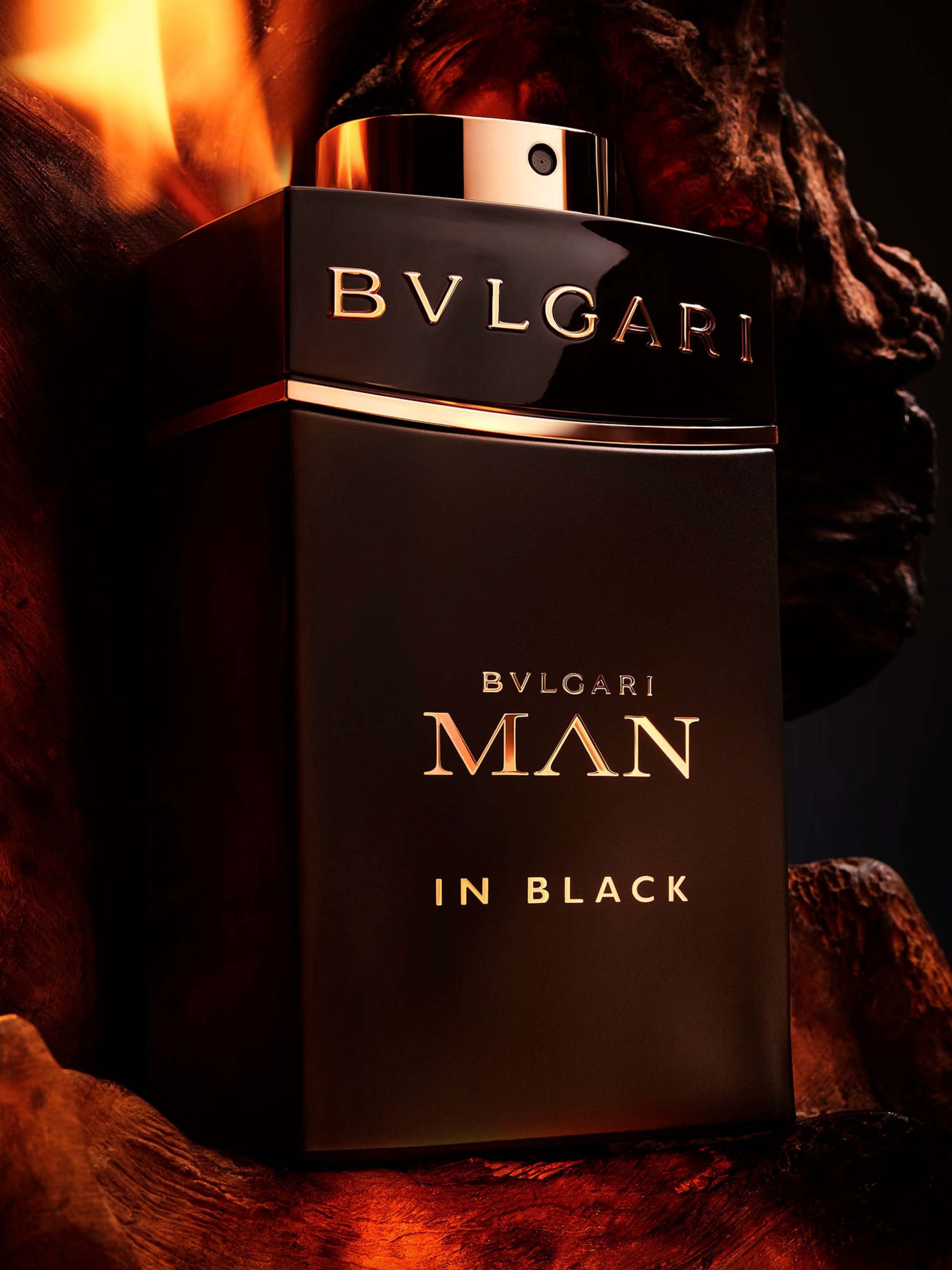 BVLGARI Man In Black Eau de Parfum, 100ml at John Lewis & Partners