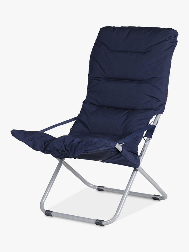 Fiam Fiesta Outdoor Reclining Soft Armchair, Navy