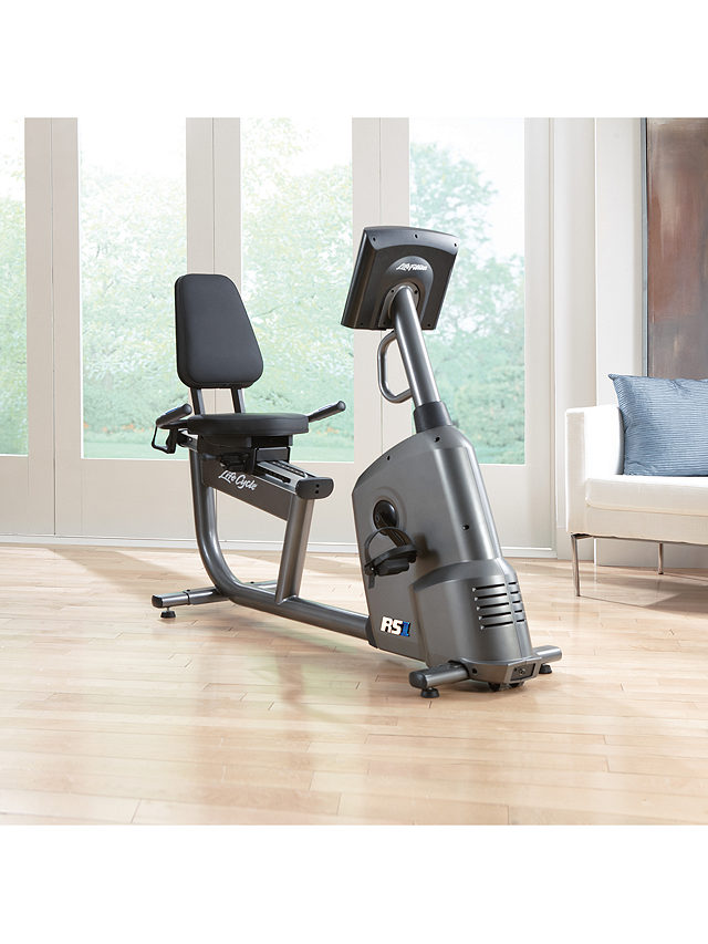 Life Fitness RS1 Lifecycle Recumbent Exercise Bike, Go Console