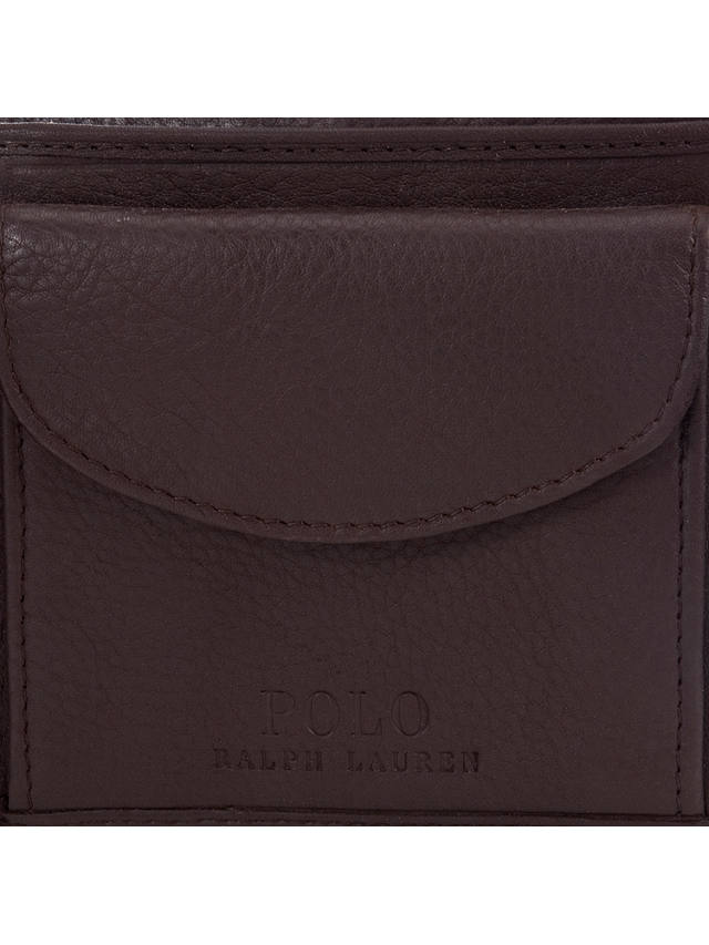 Polo Ralph Lauren Pebble Leather Wallet, Brown