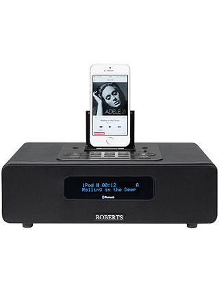 ROBERTS Blutune 65 Bluetooth DAB/DAB+/FM Digital Clock Radio, Black