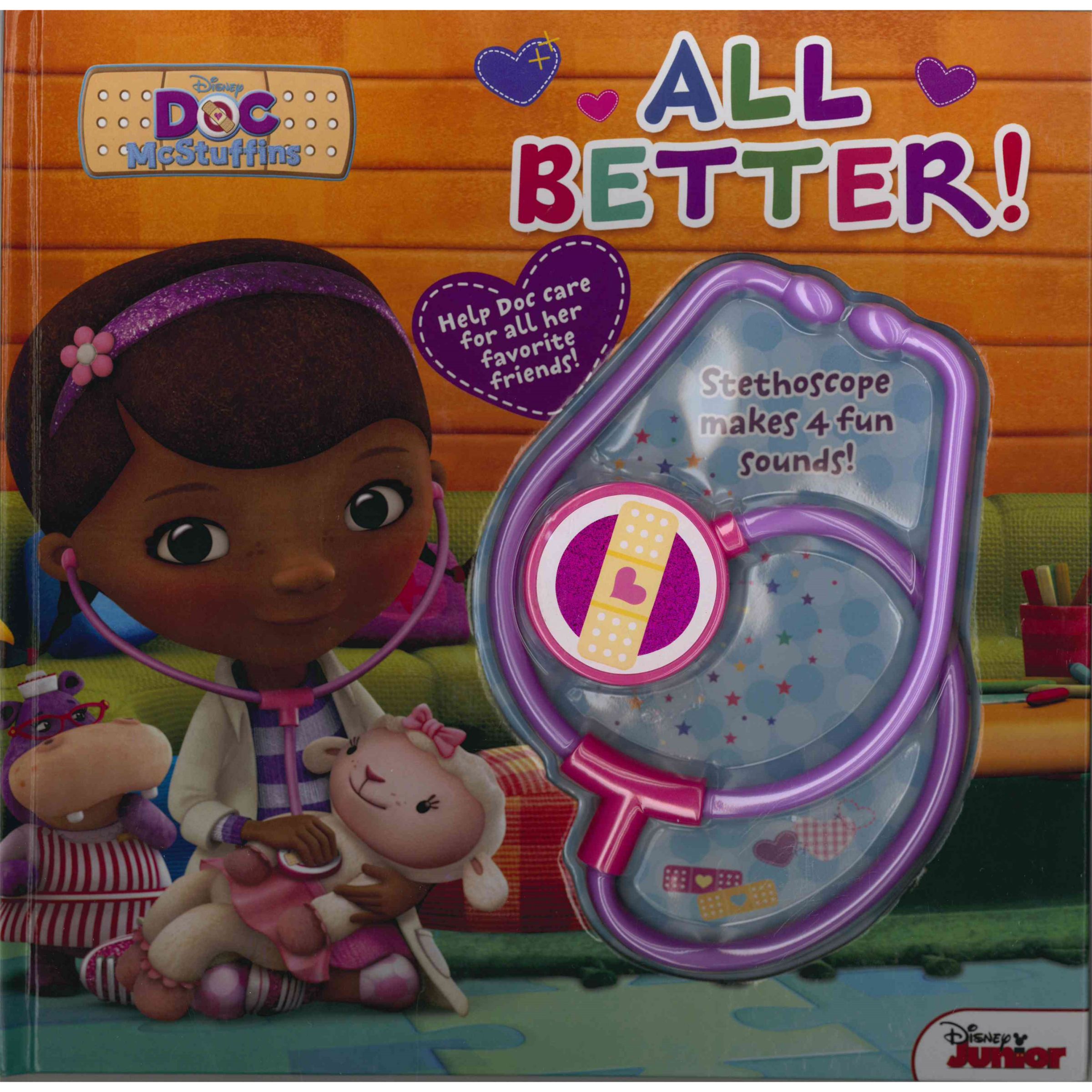 Doc Mcstuffins Book Toy Stethoscope At John Lewis Partners