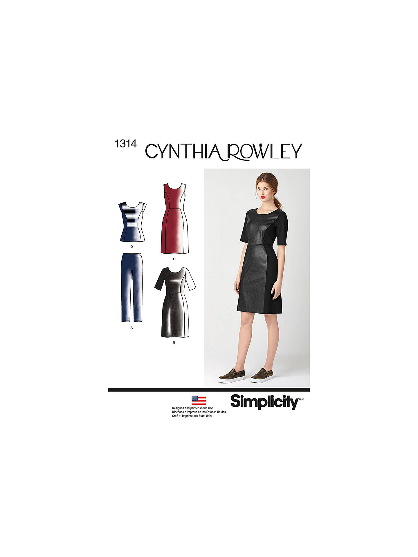 Simplicity Cynthia Rowley Women's Outfits Sewing Patterns, 1314 at John ...