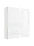 John Lewis Elstra 200cm Wardrobe with Glass Sliding Doors