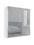 John Lewis & Partners Elstra 200cm Wardrobe with Mirrored Sliding Doors
