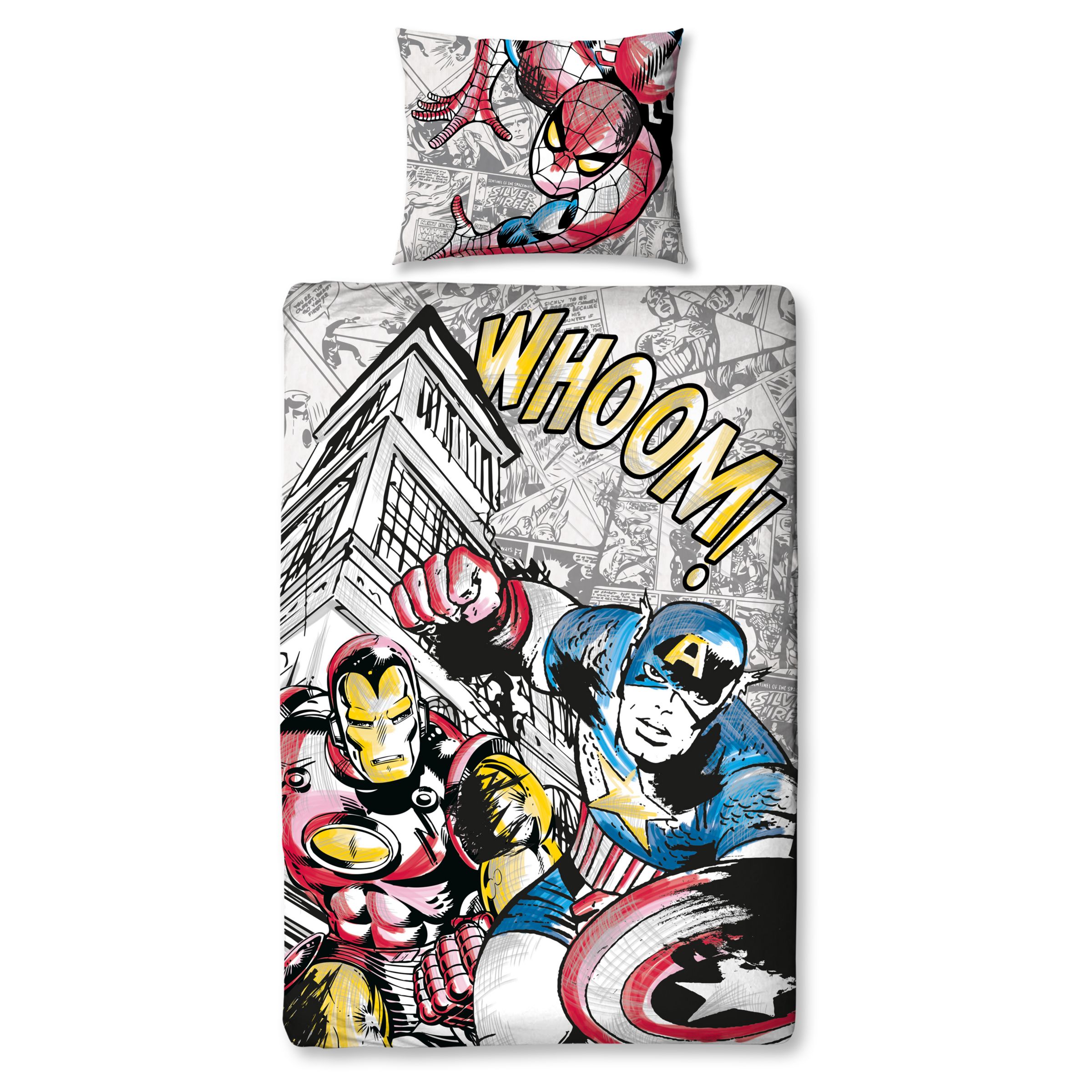 Marvel Duvet Set Single At John Lewis Partners