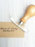 StompStamps Personalised Wedding Favour Names Stamp