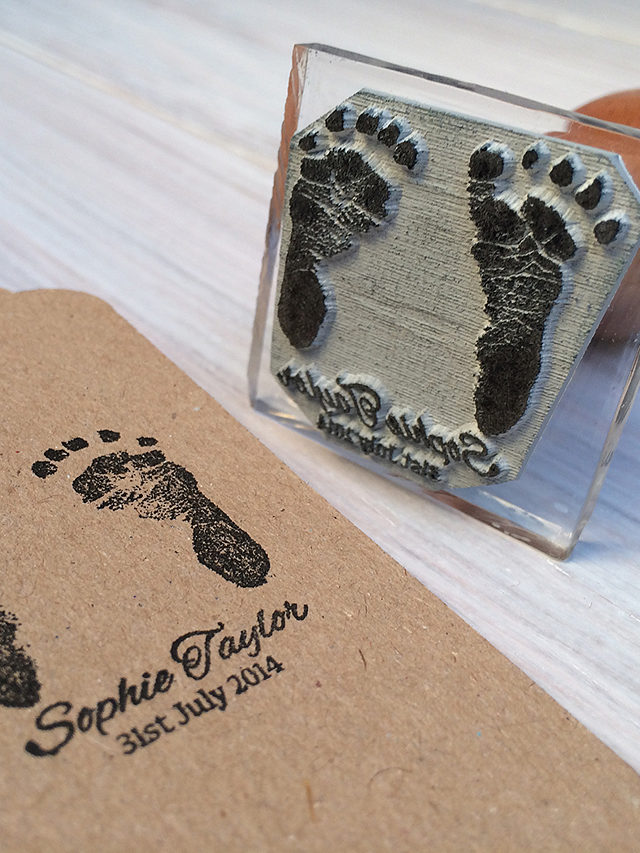 StompStamps Personalised Birth Announcement Stamp
