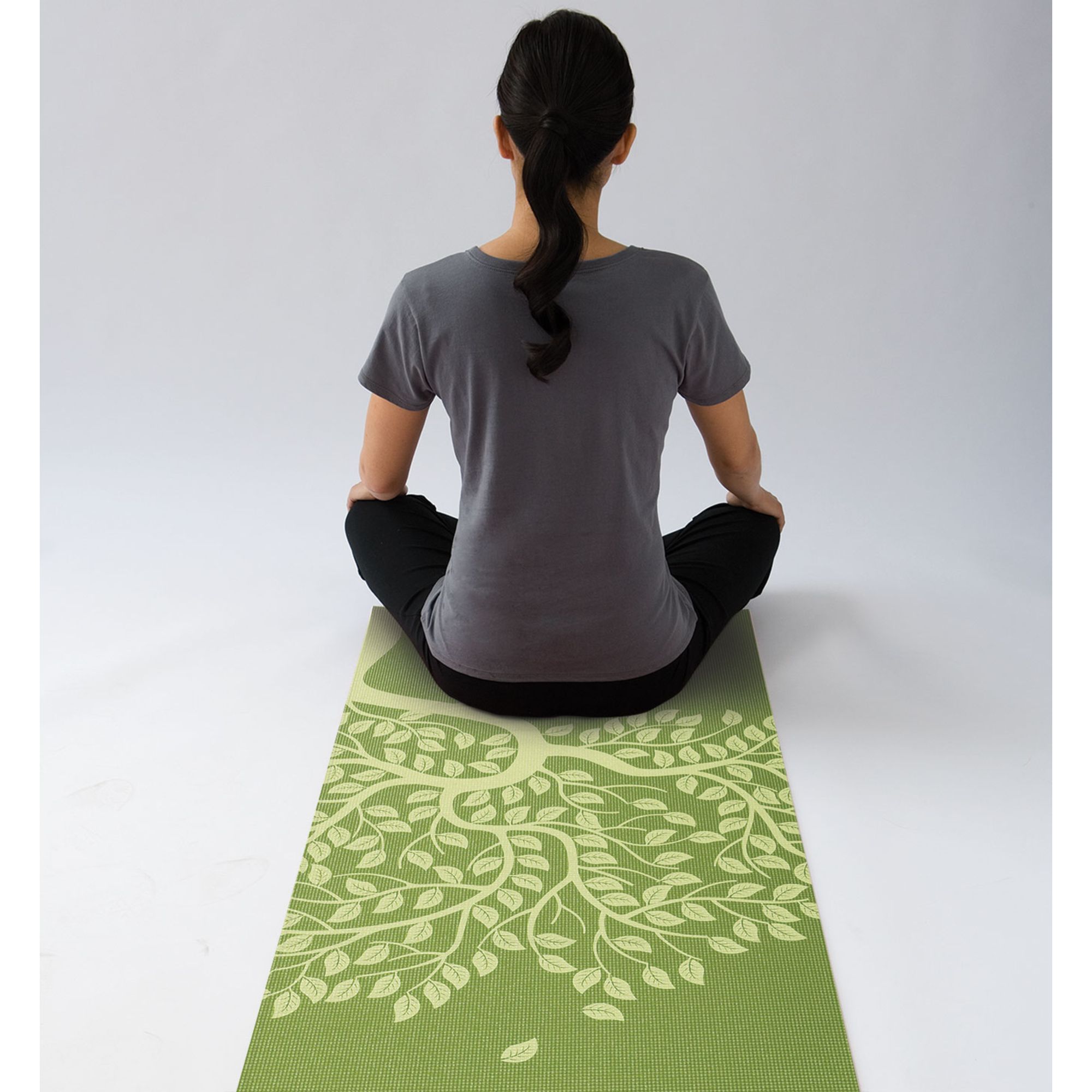 gaiam yoga mat green