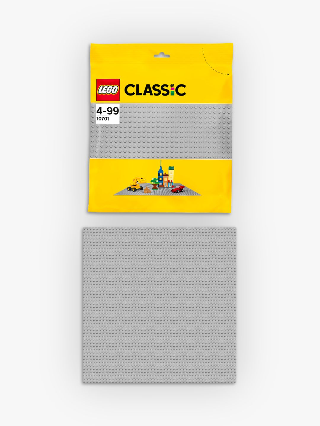lego classic gray baseplate 10701