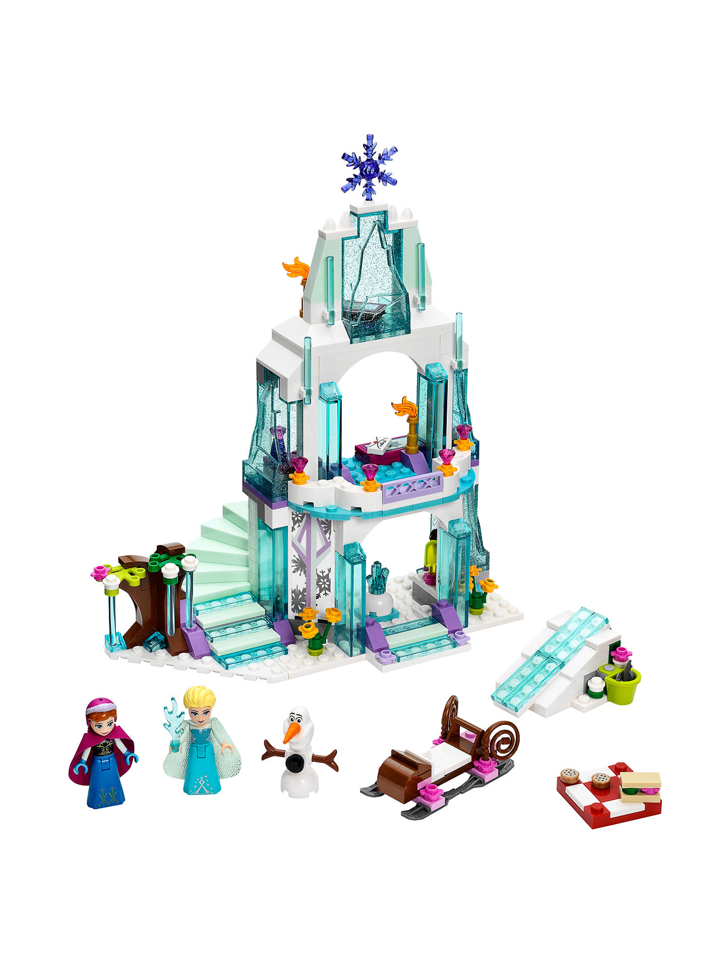 Elsa ice castle lego