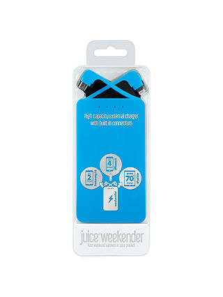 Juice Weekender Portable Power Bank for Smartphones & Tablets