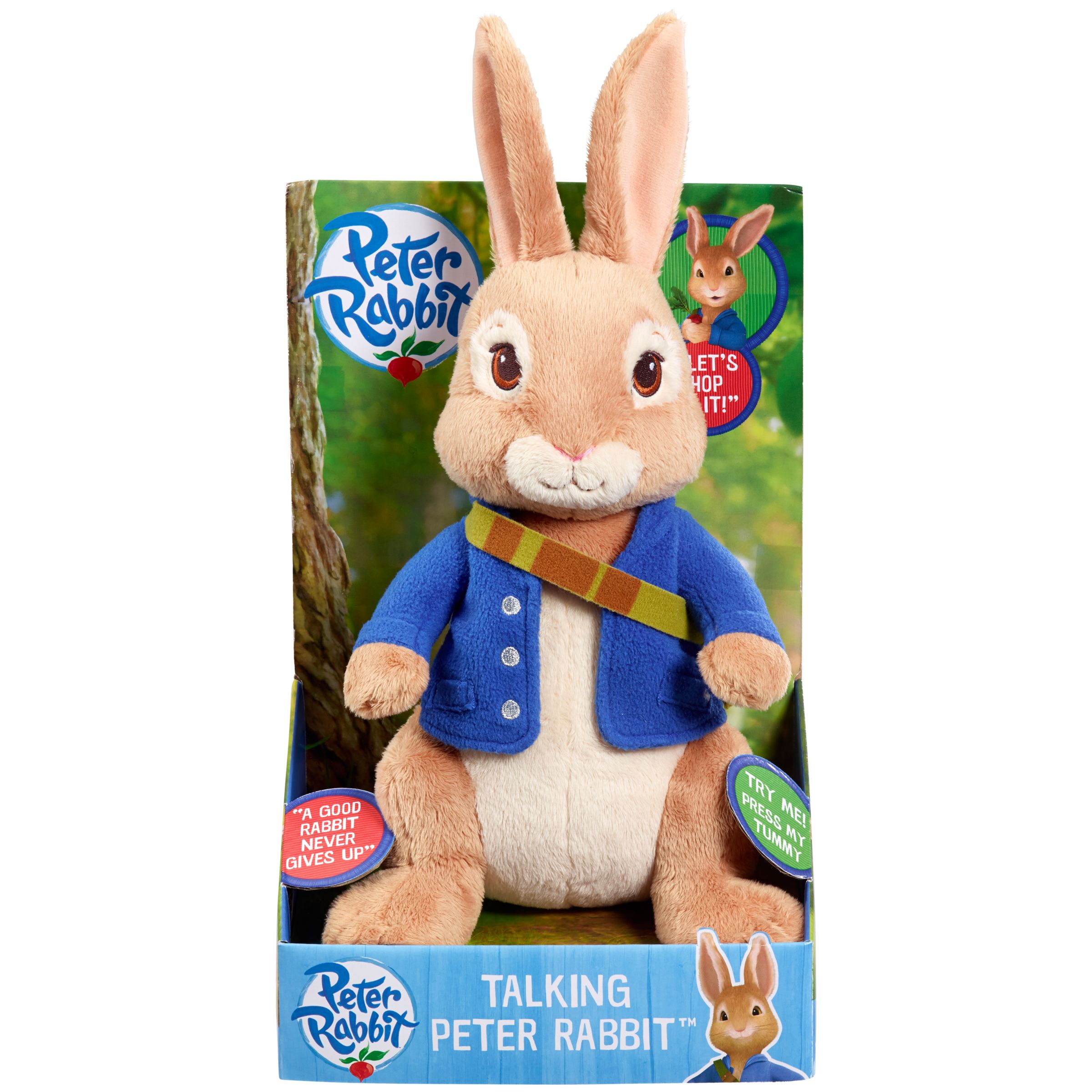 talking peter rabbit toy