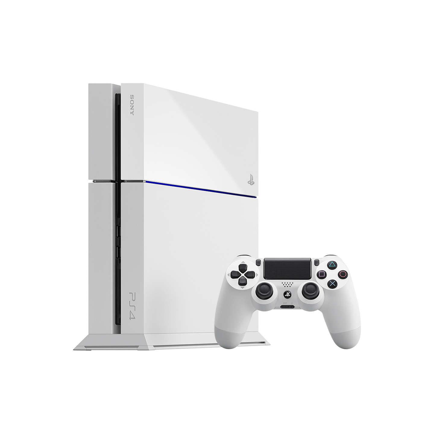 Sony PlayStation 4 Console, 500GB | White at John Lewis