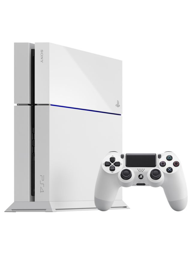 Sony PlayStation 4 Console, 500GB, White