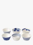 Royal Doulton Pacific Porcelain Tapas Bowls, Set of 6, 11cm, Blue