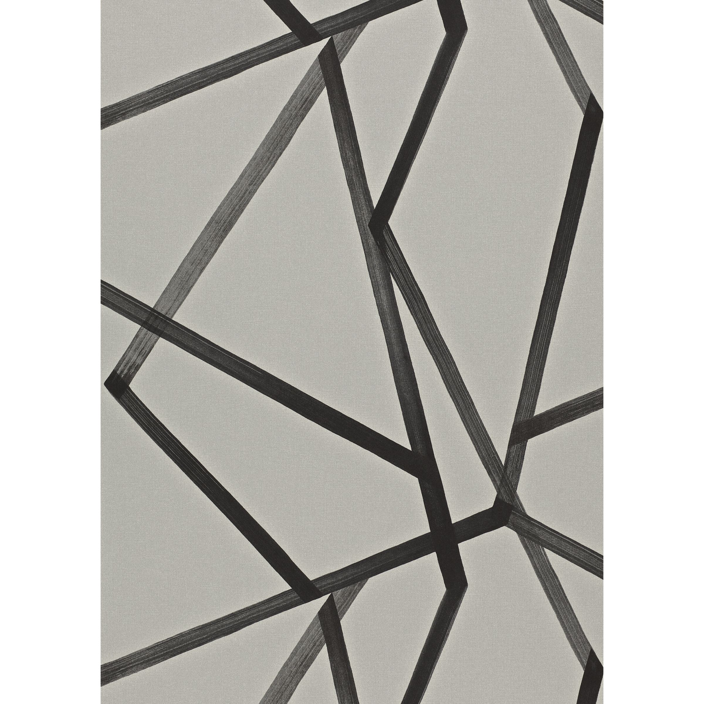 Harlequin Sumi Wallpaper, Linen/Onyx 110886