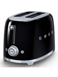Smeg TSF01 2-Slice Toaster, Black