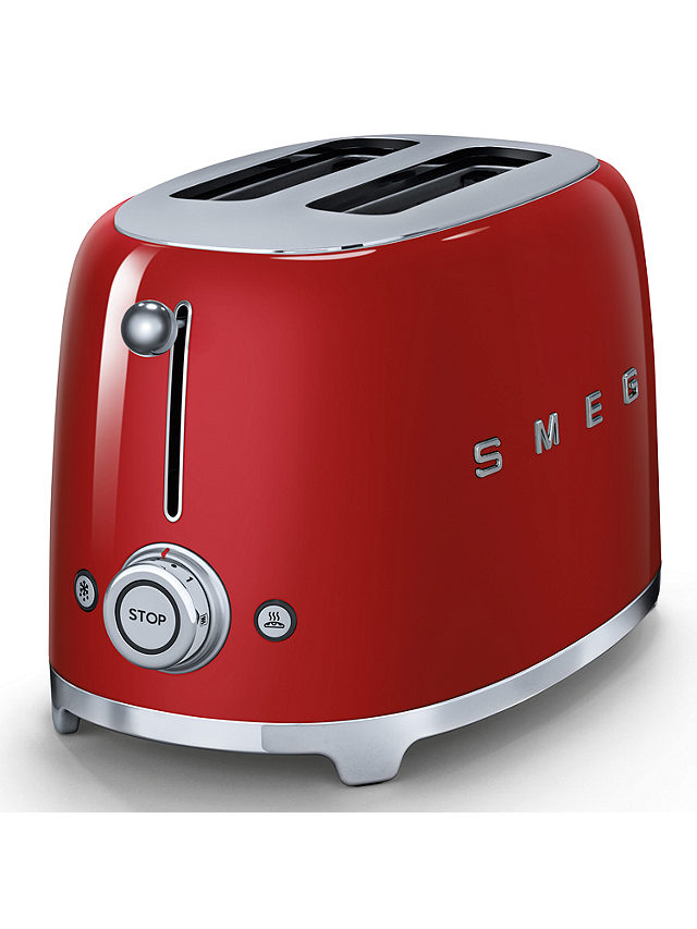 Smeg TSF01 2-Slice Toaster, Red