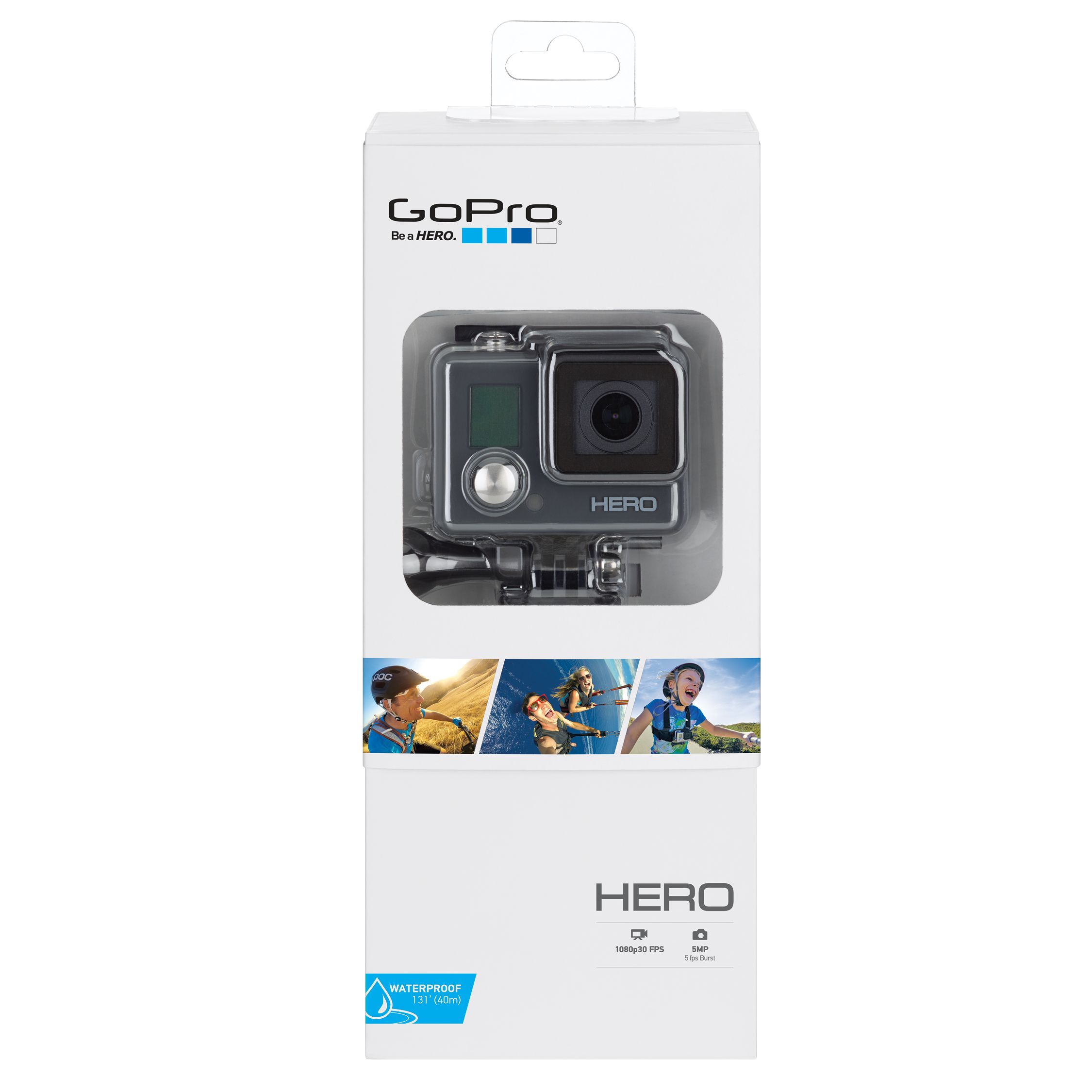 GoPro HERO, Caméra embarquée étanche 5 Mpix