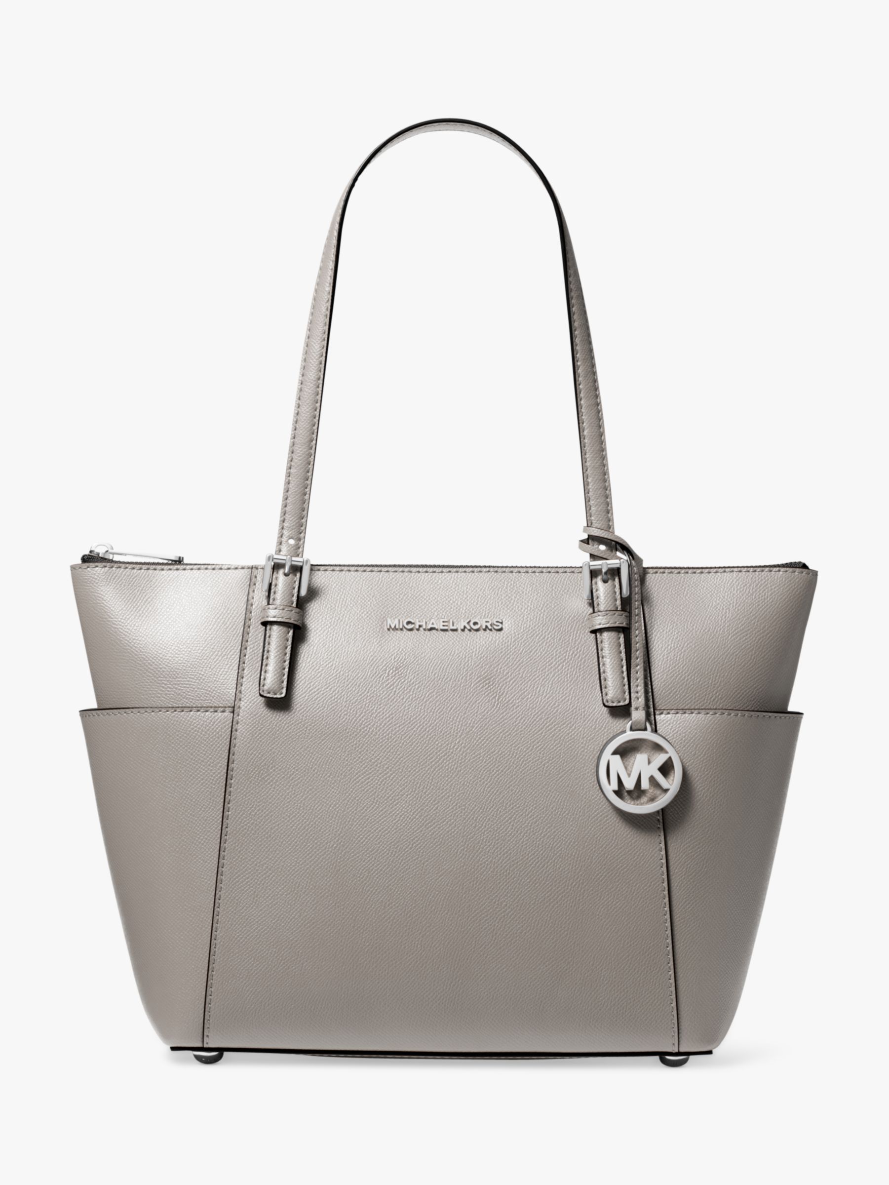 grey michael kors purse