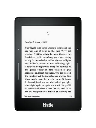 Amazon Kindle Voyage 3G eReader, 6" High Resolution Illuminated Touch Screen, Wi-Fi & 3G