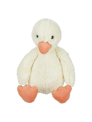 Jellycat Bashful Duckling Soft Toy, Medium