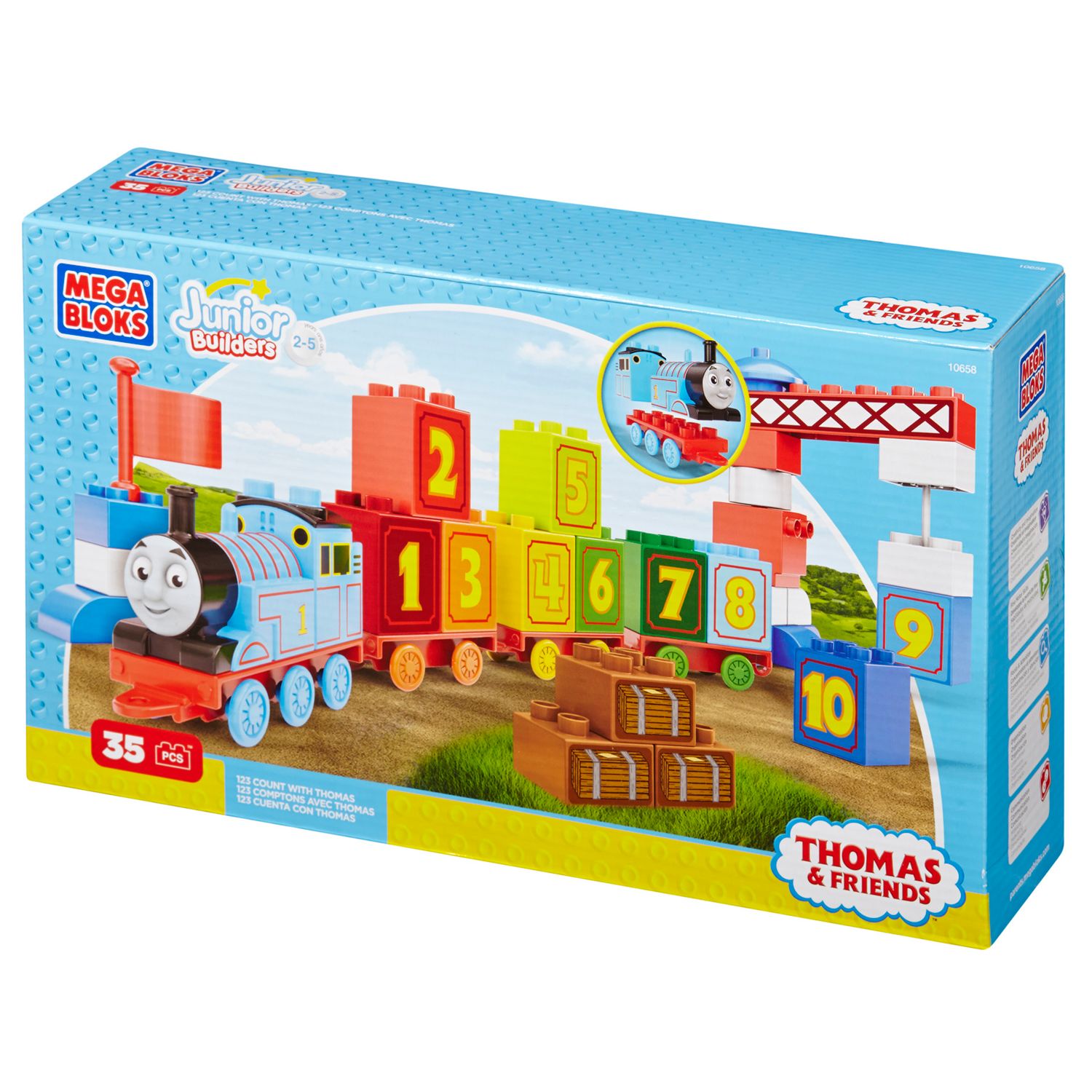 Mega Bloks Thomas & Friends Train Play Game Set 35 Pcs 